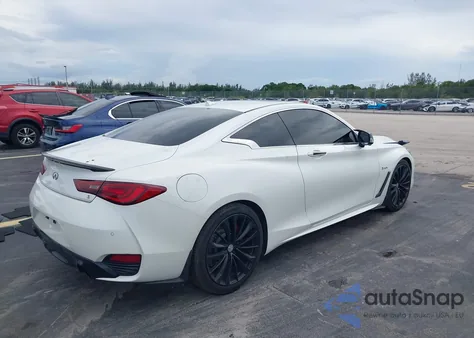 2018 Infiniti Q60 3.0T Red Sport 400 из США, поврежденный, VIN JN1FV7EK5JM530556